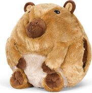 Cozy Noxxiez HW746 Capibara - cuscino di peluche riscaldante 3 in 1