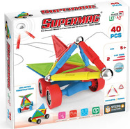 SUPERMAG magnetická stavebnica Wheels 40ks
