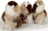 INKARI Plyšová hračka Alpaca Medium limited edition Dark Brown Calico 32cm