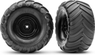 Traxxas koleso 2.0/3.0", disk čierny offset 29mm, pneu Terra Groove (pár)