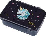 BAAGL Brotdose mit Fächern Unicorn Gold