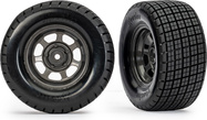 Traxxas kolo 2.2/3.0", disk dirt oval grafitově šedý, pneu Hoosier (2) (2WD zadní, 4WD)