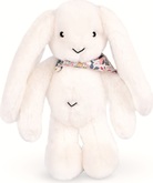 Doudou Plyšový zajačik so šatkou biely 35 cm