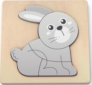 BABU - Puzzle zajačik