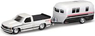 Maisto - Design Tow &amp; Go, 1993 Chevrolet 454 SS Pick-up Camper Trailer, 1:64
