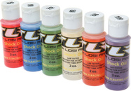 TLR silikónové oleje do tlmičov High (sada 6x56ml)