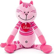 Lumpin Mačka Rosalie, stredná - ružová, 38cm
