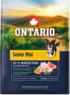 Krmivo Ontario Senior Mini Fish &amp; Brown Rice 2,25kg