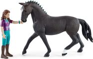 Schleich Hnedovláska Lisa s pohyblivými kĺbmi na koni