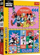 Trefl Disney puzzle 2 x 200 dielikov Čas s priateľmi