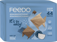 FEEDO Plienky jednorázové JUNIOR (od 11 do 16 kg), 44 ks