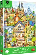 Trefl Puzzle 1000 Premium Plus - Mitternacht in Barcelona / Madalina Tantareanu