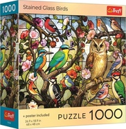 Trefl Puzzle 1000 Bunte Glasvögel