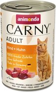 Konzerva Animonda Carny Adult hovädzie a kura 400g