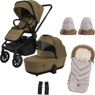 Set Move Cross 5 + tiefe Wanne Move XL 5 + Geschenke, Toffee Brown