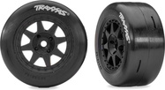 Traxxas koleso, disk 8-spoke, pneumatika slick (predná) (2)