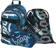 BAAGL SADA 3 Skate Strukturen: Rucksack, Umhängetasche, Tasche