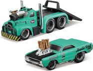 Maisto - Muscle Transports - 1953 MACK B-61 Flatbed 1968 Dodge Dart HEMI Gasser, 1:64