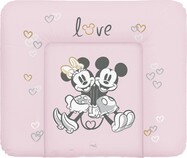 CEBA Podložka prebaľovacia mäkká na komodu 85x72 Disney Minnie &amp; Mickey Pink