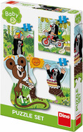 Dino Krtko na lúke  3-5 baby Puzzle set NOVÝ