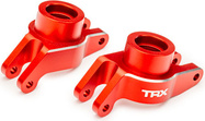 Traxxas těhlice zadní hliníková červeně eloxovaná (pár)