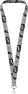 BAAGL Prívesok na kľúče dlhý – lanyard, šedý