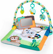 BRIGHT STARTS Tapis de jeu pour le développement moteur et sensoriel Tropical Treetop™, 0m+