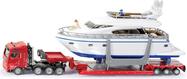 SIKU Super - Transport de marfă grea cu iaht, 1:87