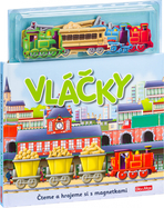 Vláčiky Knížka s magnetkami