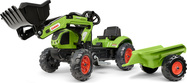 Falk Tractor de pedales 2040ML Claas con cargador y remolque