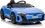 Elektrické autíčko Audi RS E-tron GT 12V, modré, široké jednomiestne sedadlo, 2,4 GHz diaľ