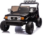 Elektrické autíčko Toyota FJ Cruiser XXL s pohonom 4x4, licencované (Dvojmiestne), čierne,