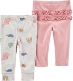 CARTER'S Jogginghosen Pink&amp;Grey Mädchen LBB 2St 24m