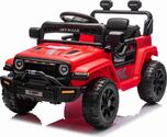 Elektrické autíčko OFFROAD NEW s pohonom zadných kolies, červené, Lítiová batéria