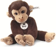 STEIFF Originals Little friend Koko monkey, dark brown plyšová hračka