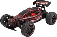 R/C coche todoterreno buggy 1:18 LUMINOUS RACING 2,4GHz - ROJO