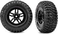 Traxxas ruota 2.2/3.0", cerchio SCT Split-Spoke nero, pneumatico BFGoodrich Mud-Terrain T/A KM2 (2)