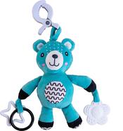Ursuleț babyted zornă pluş 30cm agățătoare pentru pătuț/cărucior