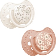 LOVI Silikonski dinamični dudelj 0-6m 2 kos Blossom deklica
