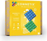 CONNETIX® Regenbogen Blau &amp; Grün Basisplatte 2Stk