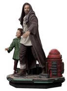 Iron Studios Star Wars Obi-Wan și Young Leia Statuie Deluxe Art Scale 1/10