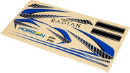Autocolante E-flite: Night Radian 2.0m