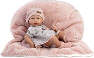 Guca 853 New Born Dievčatko  - realistická bábika s celovynilovým telom - 38 cm