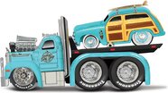 Maisto - Muscle Transports - 1953 MACK B-61 Flatbed 1950 Ford Woody, 1:64