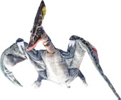 Pterosaurus plyšový 66cm
