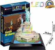 Puzzle 3D Statua della Libertà / ghiaccio - 37 pezzi