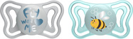 CHICCO Cumlík Physio Light silikónový chlapec 2-6m, 2 ks