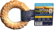 Ontario Protein csemege lazac ízű, rágós bagel 1db 8,9cm