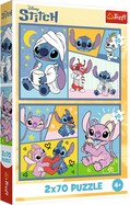 Trefl Puzzle 2 x 70 Lilo &amp; Stitch - So Stitchom nie je nuda