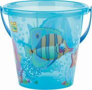Androni Secchio di pesce trasparente - diametro 17 cm, blu